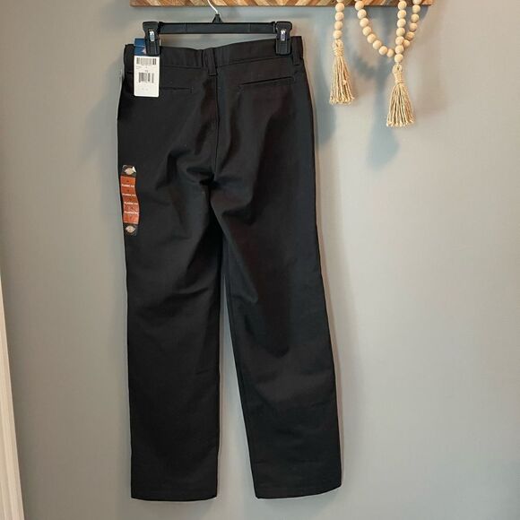 NWT Dickies black flat front classic pants Size 16 - Picture 2 of 8